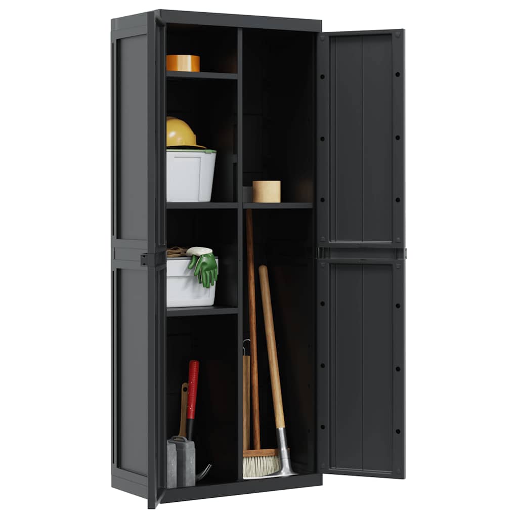 Gartenschrank 65X37X165 Cm Pp