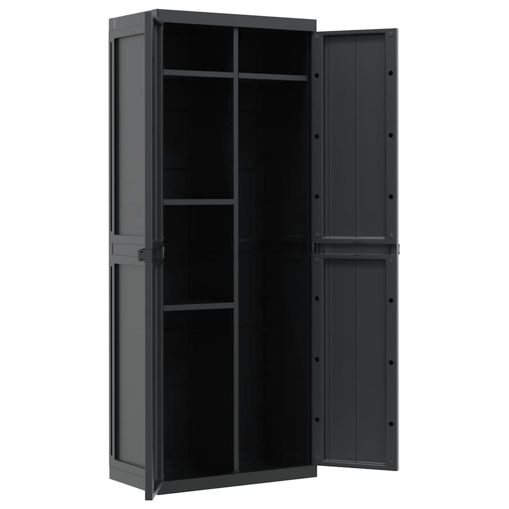 Gartenschrank 65X37X165 Cm Pp