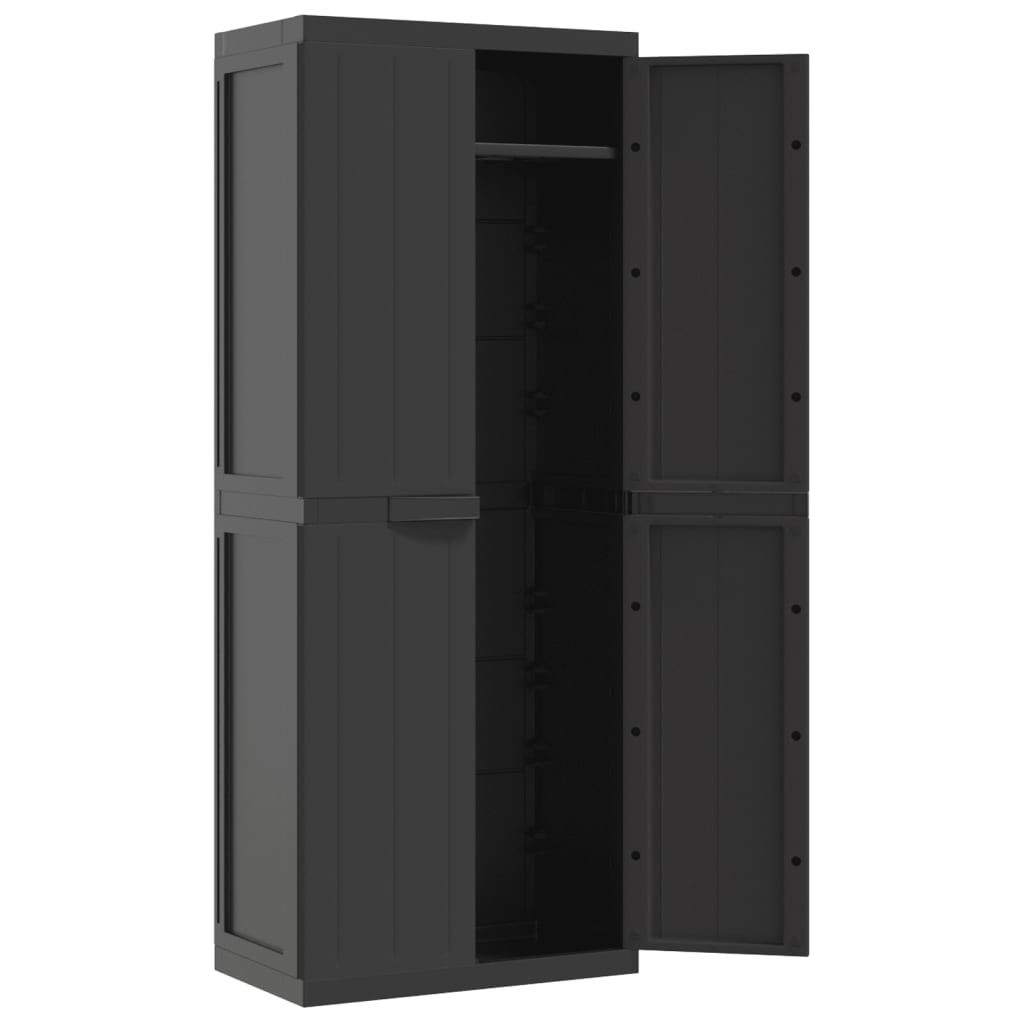 Gartenschrank 65X37X165 Cm Pp
