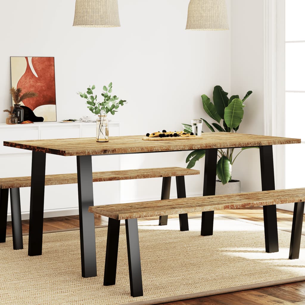 Esstisch 200X90X75 Cm Massivholz Akazie