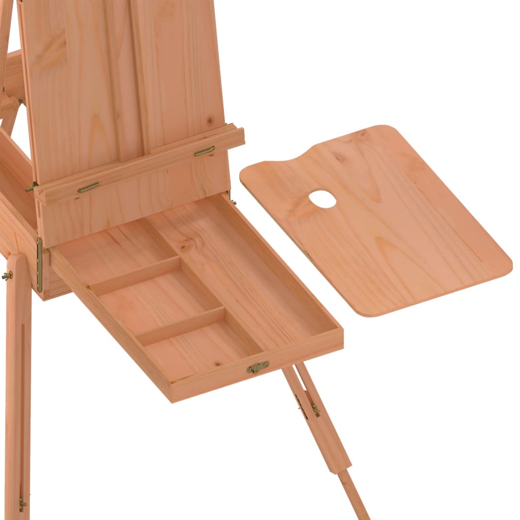 Staffelei 81X121X173 Cm Massivholz Buche
