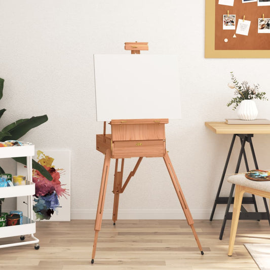 Staffelei 81X121X173 Cm Massivholz Buche