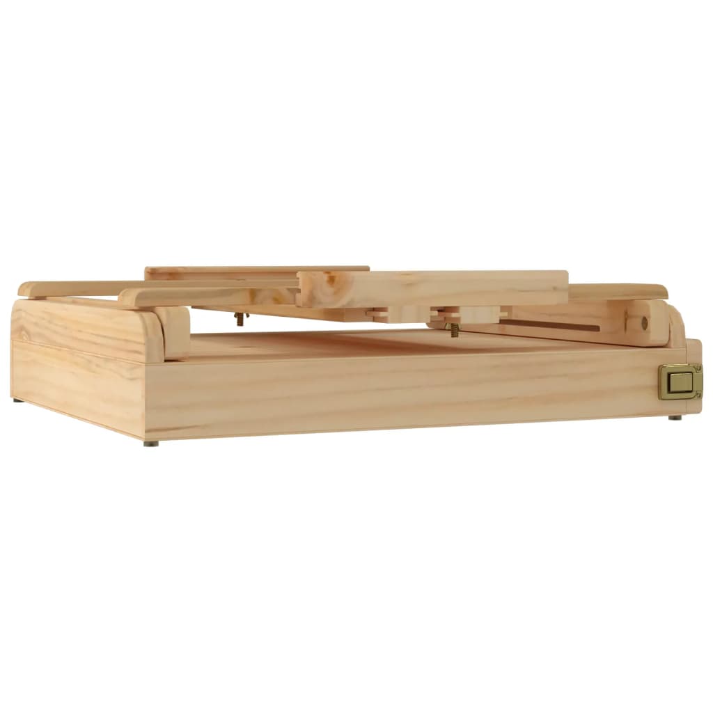 Tischstaffelei Mit Schublade 41,5X37X12 Cm Massivholz Kiefer