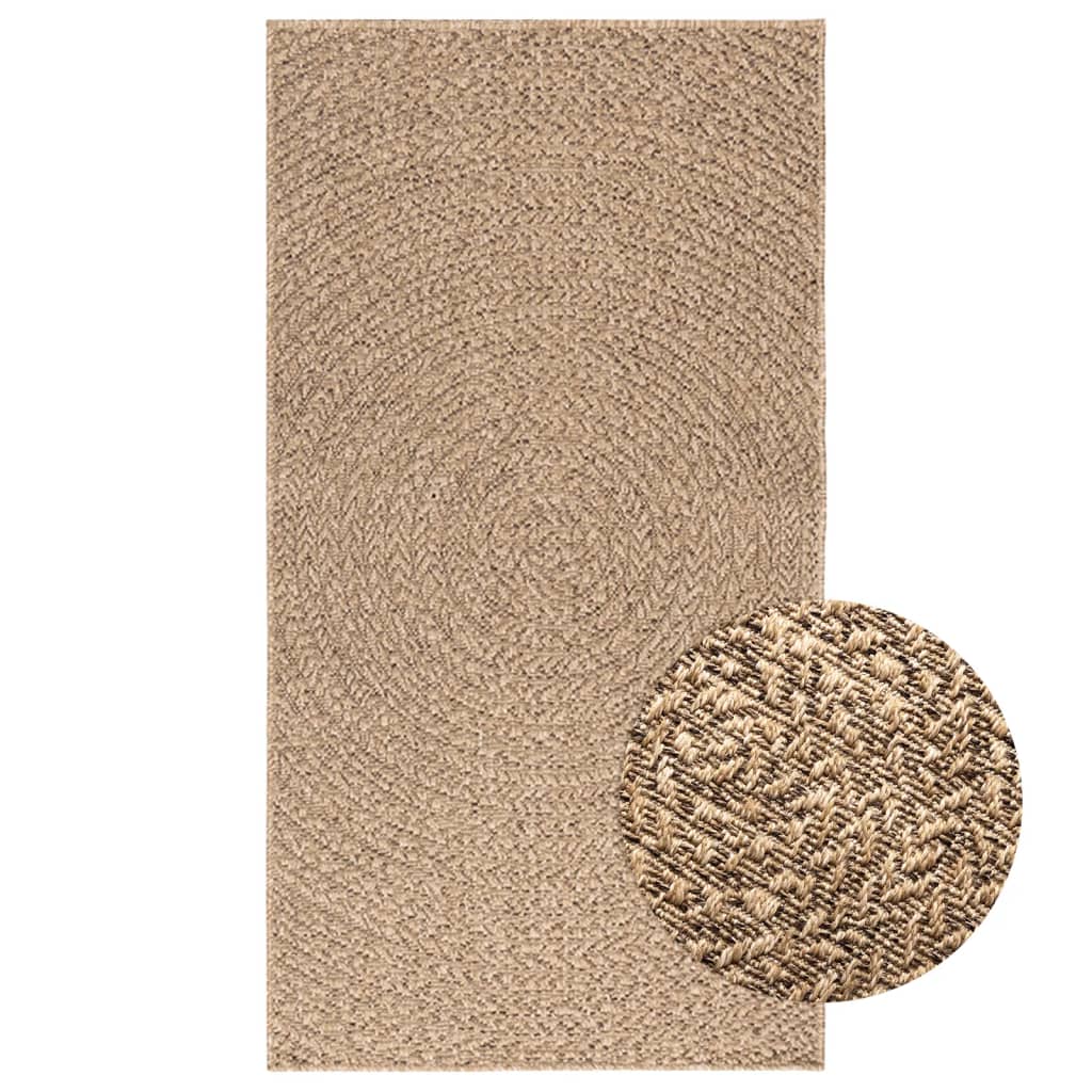 Teppich Zizur Jute-Optik Indoor Und Outdoor Braun