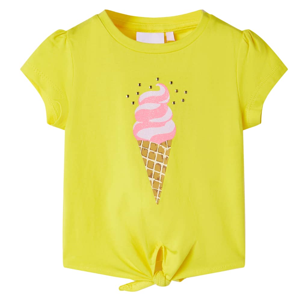 Kinder-T-Shirt Helles Neon 104
