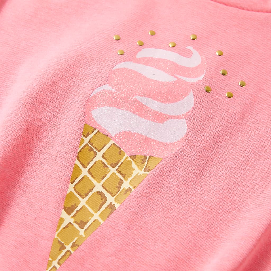 Kinder-T-Shirt Helles Neon 104