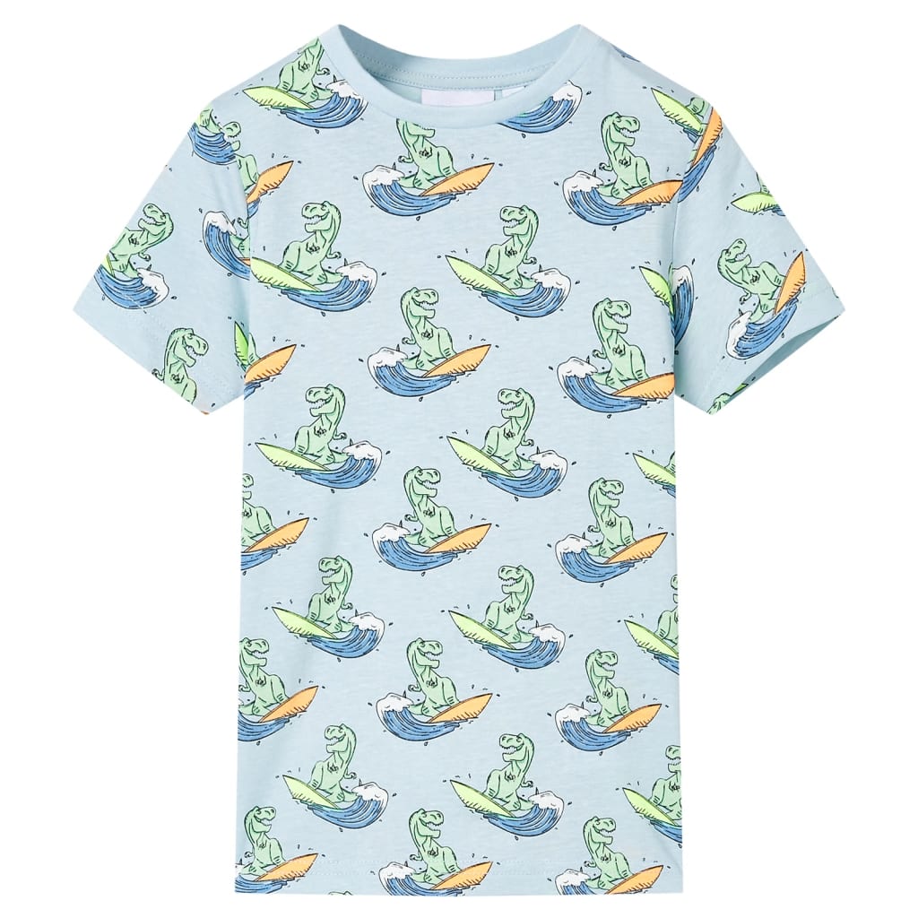 Kinderpyjama Mit Kurzen Ärmeln Hellblau 116