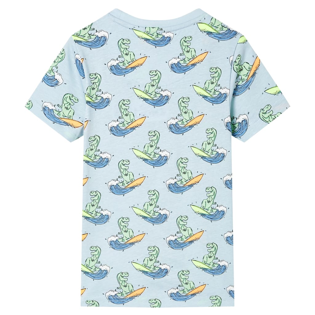 Kinderpyjama Mit Kurzen Ärmeln Hellblau 116