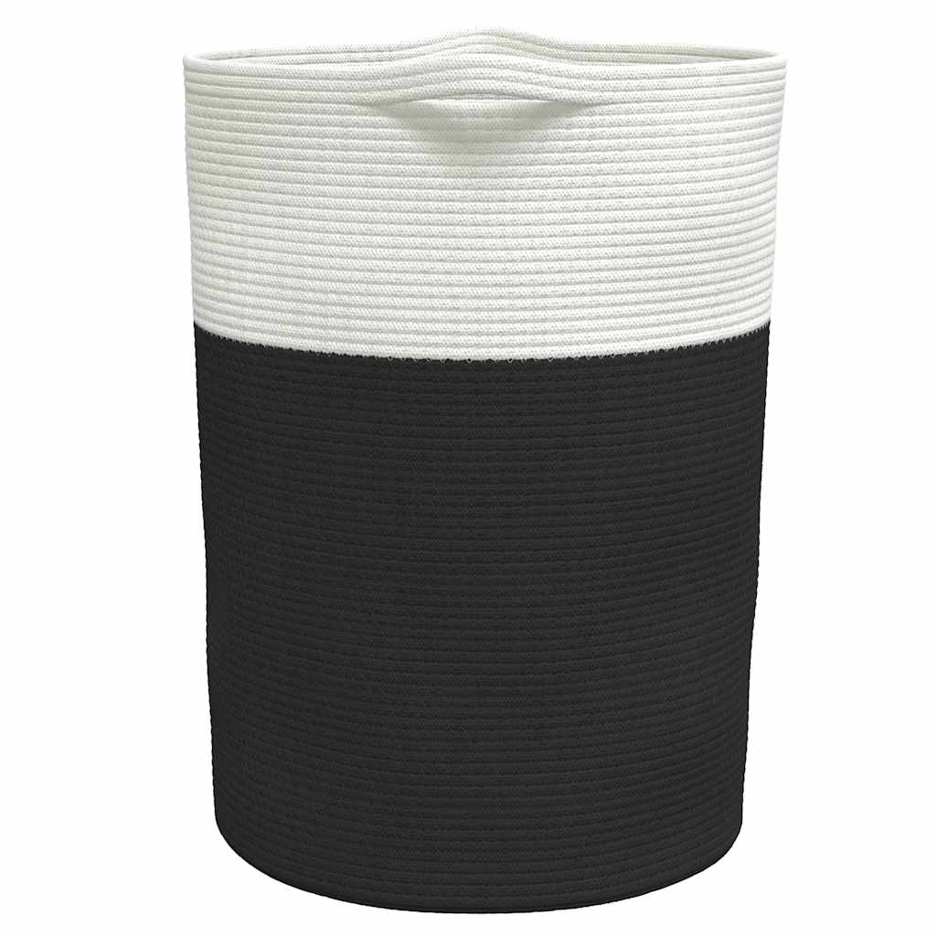 Aufbewahrungskorb Und Weiß 49X65 Cm Baumwolle
