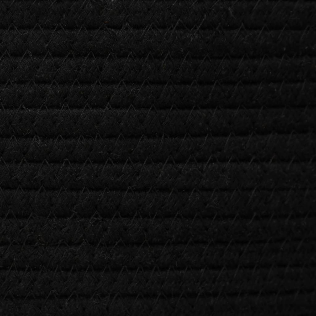 Aufbewahrungskorb Und Weiß 49X65 Cm Baumwolle