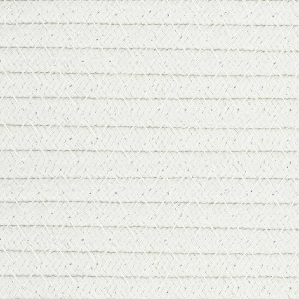 Aufbewahrungskorb Und Weiß 49X65 Cm Baumwolle