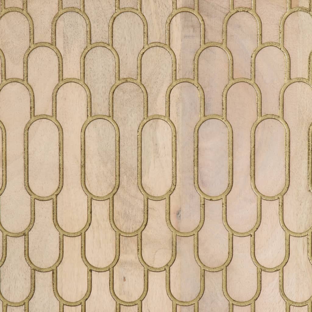 Nachttisch 50X33X60 Cm Massivholz Mango
