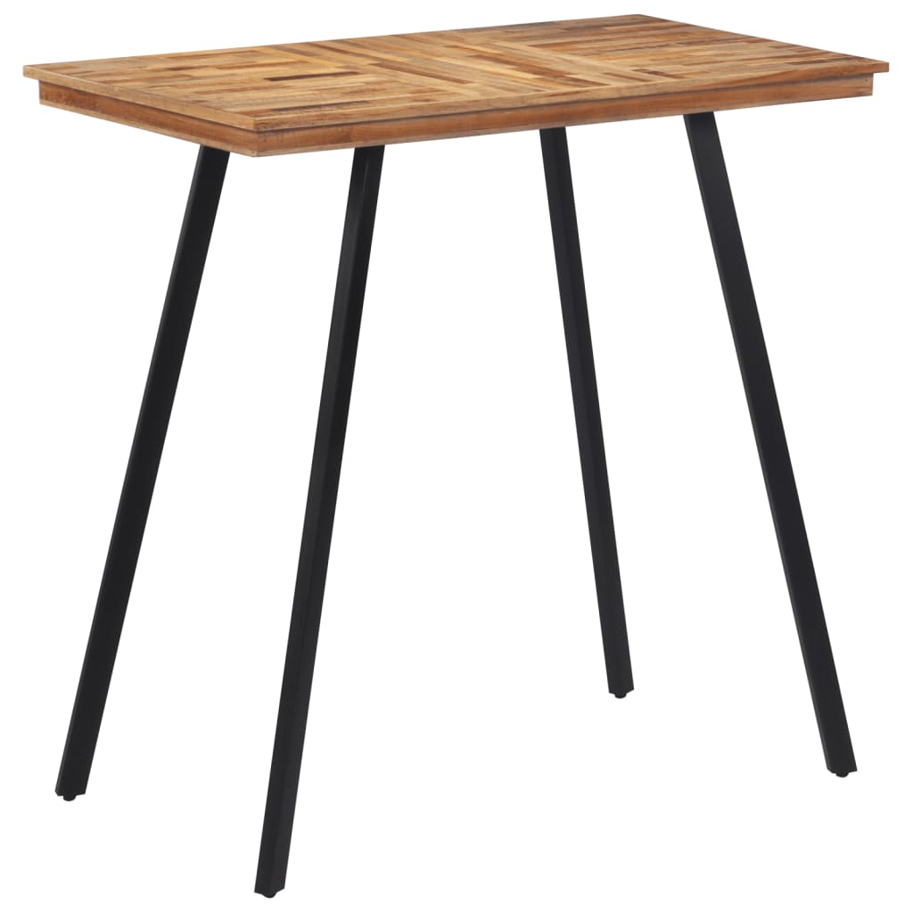 Bartisch 110X55X105 Cm Massivholz Teak