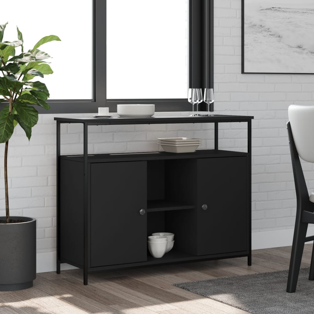 Sideboard Sonoma-Eiche 100X35X80 Cm Holzwerkstoff