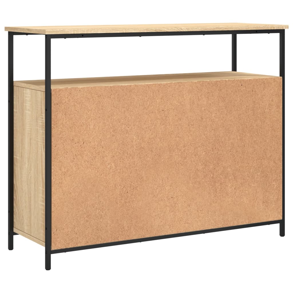 Sideboard Sonoma-Eiche 100X35X80 Cm Holzwerkstoff