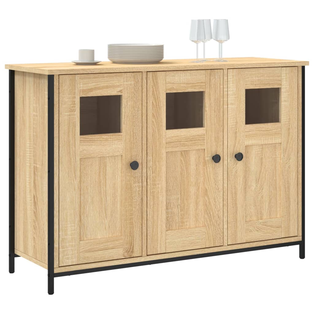 Sideboard Sonoma-Eiche 100X35X70 Cm Holzwerkstoff