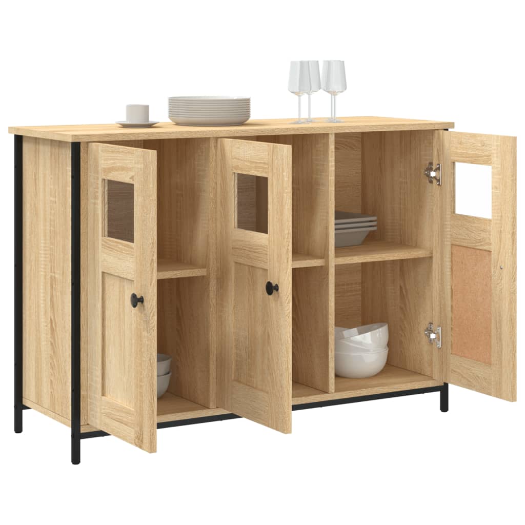 Sideboard Sonoma-Eiche 100X35X70 Cm Holzwerkstoff