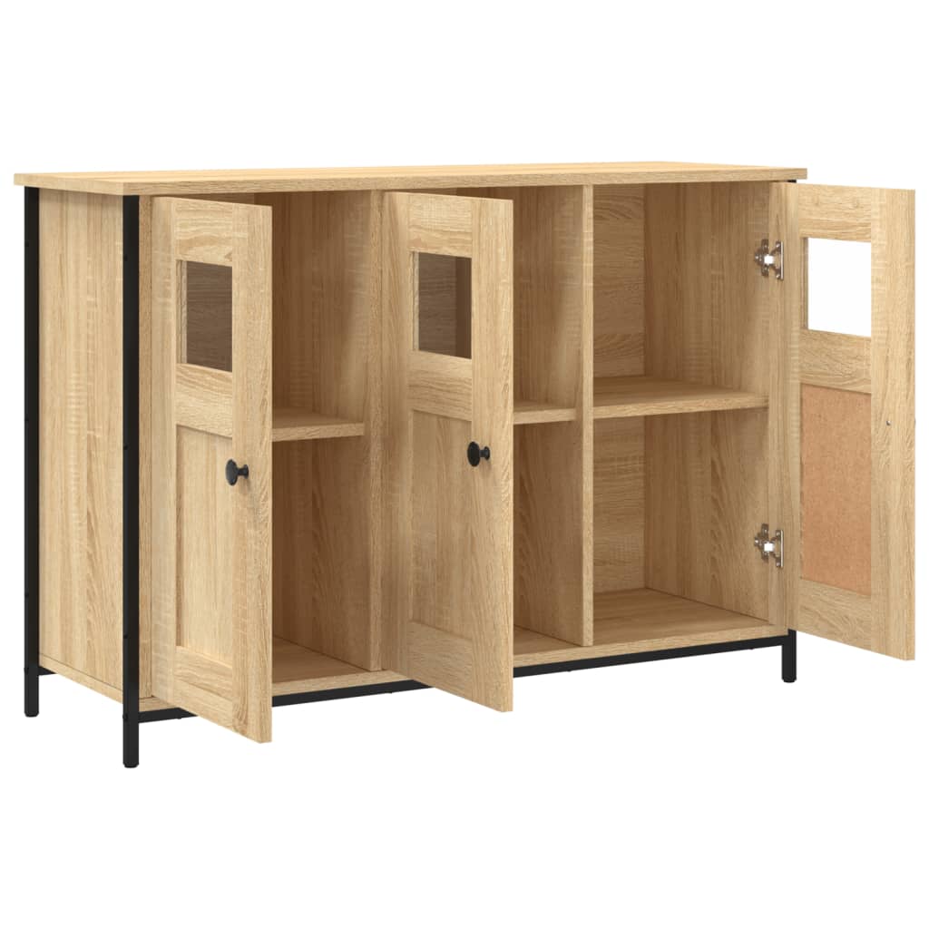 Sideboard Sonoma-Eiche 100X35X70 Cm Holzwerkstoff
