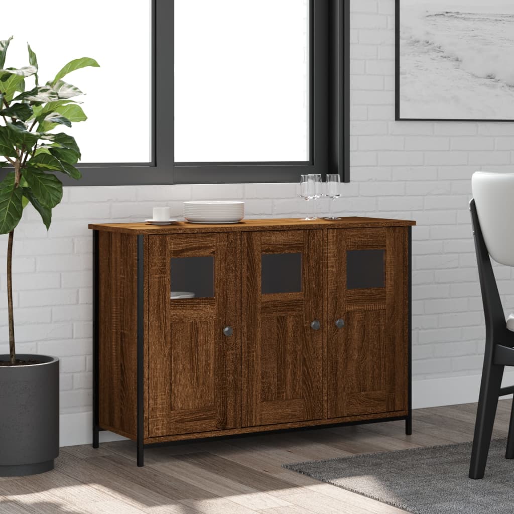 Sideboard Sonoma-Eiche 100X35X70 Cm Holzwerkstoff