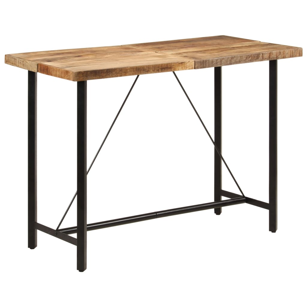 Bartisch Massivholz Mango Und Eisen