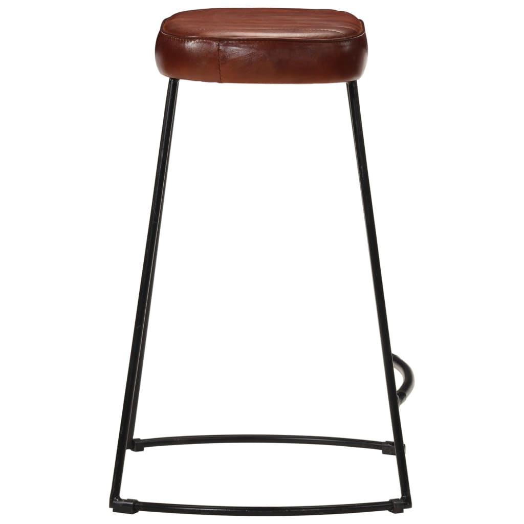 Barhocker 2 Stk. Dunkelbraun