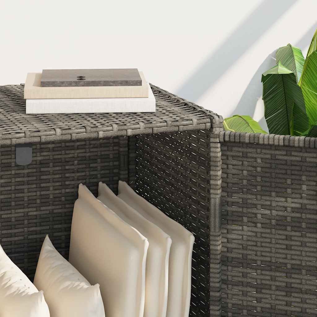 Gartenschrank 83X45X76 Cm Poly Rattan