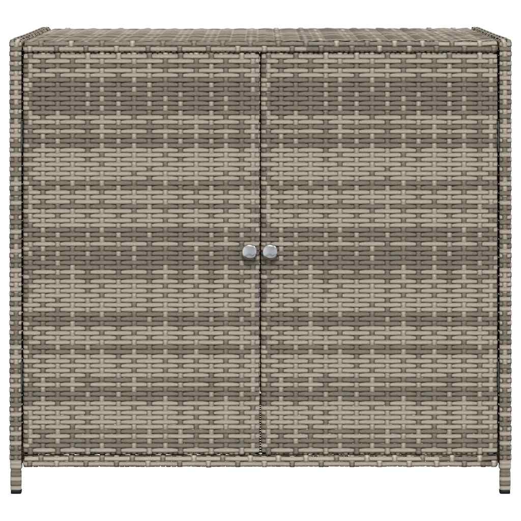 Gartenschrank 83X45X76 Cm Poly Rattan