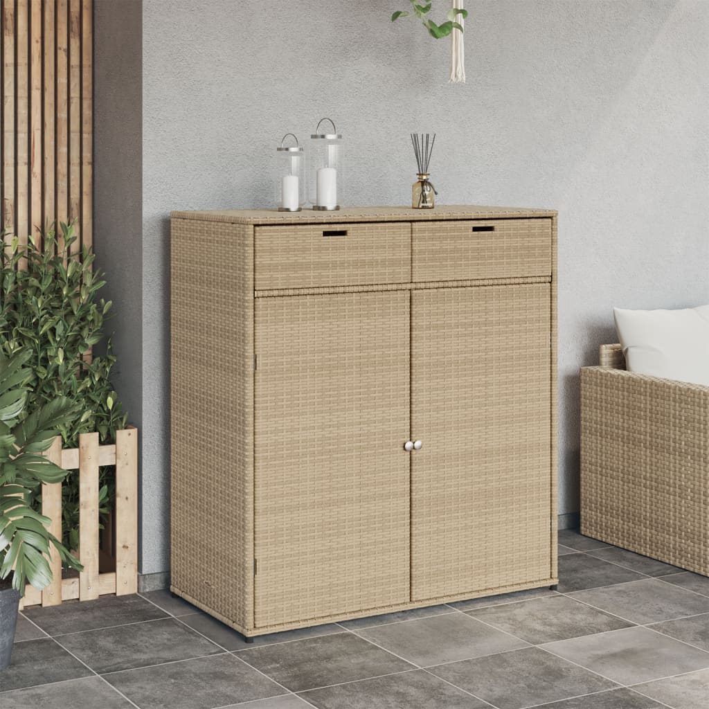 Gartenschrank Poly Rattan