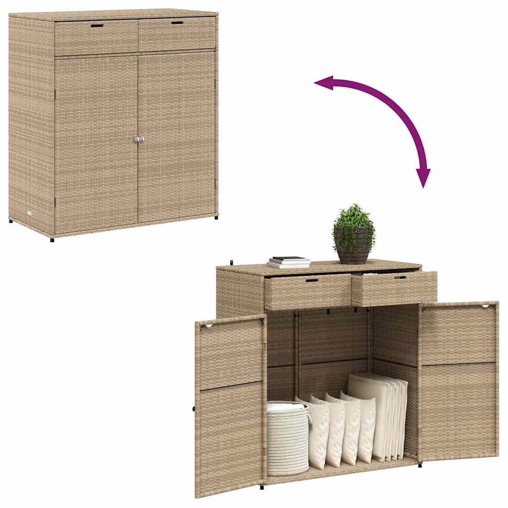 Gartenschrank Poly Rattan