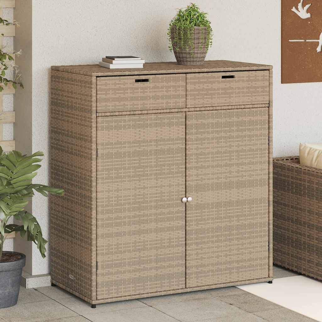 Gartenschrank Poly Rattan