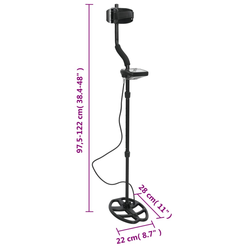 Metalldetektor 20 Cm Suchtiefe Mit Lcd-Display
