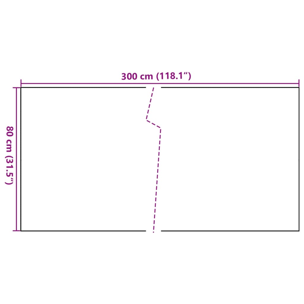 Balkon-Sichtschutz Poly Rattan