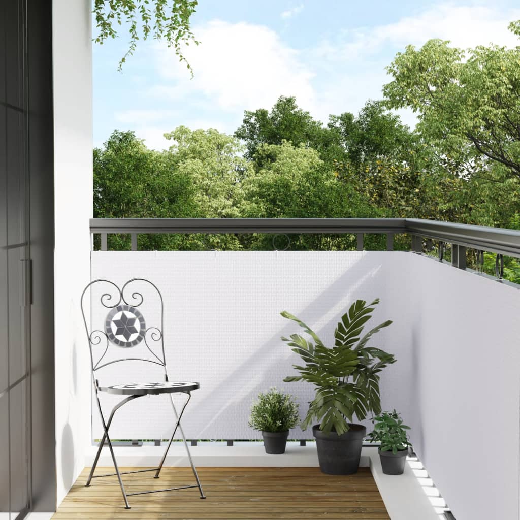 Balkon-Sichtschutz Poly Rattan