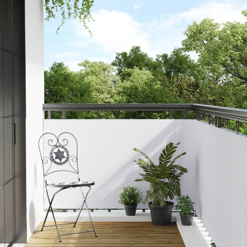 Balkon-Sichtschutz Poly Rattan
