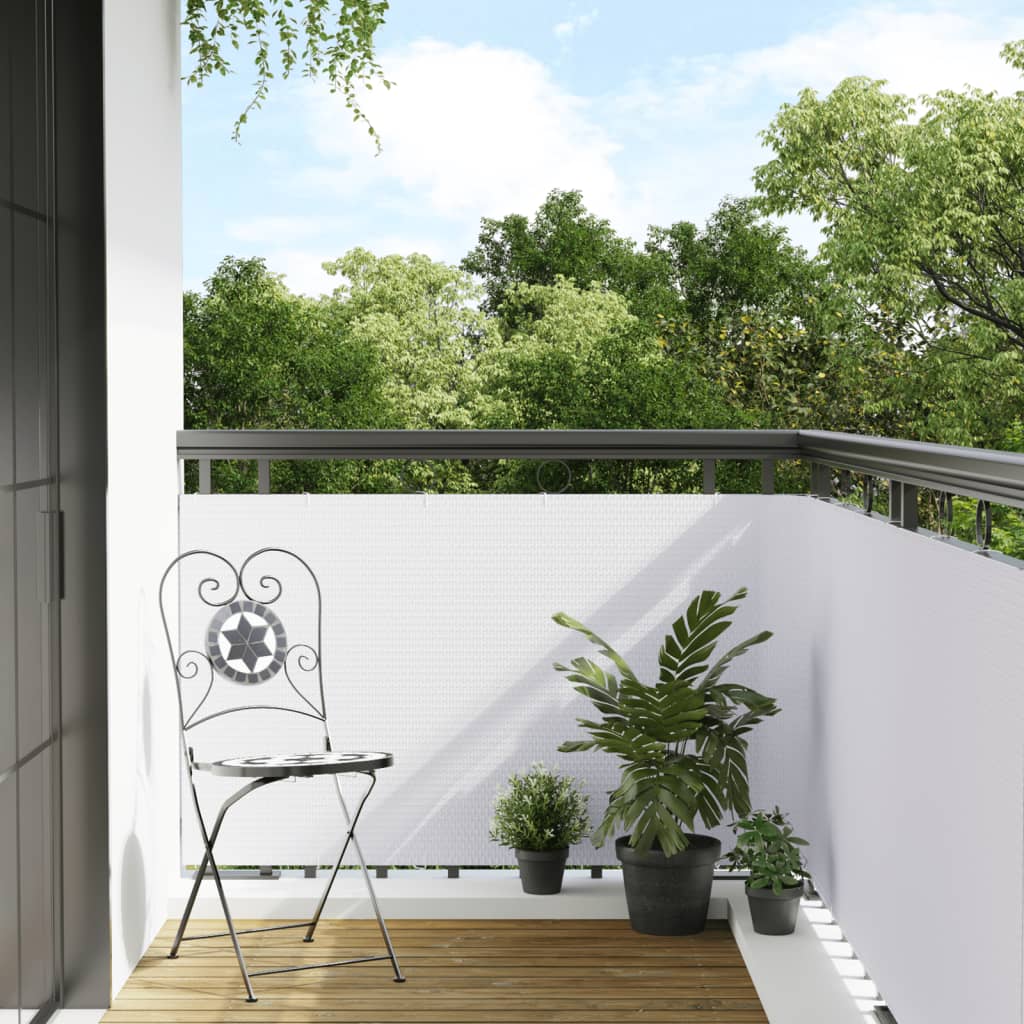 Balkon-Sichtschutz Poly Rattan