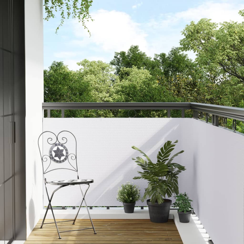 Balkon-Sichtschutz Poly Rattan
