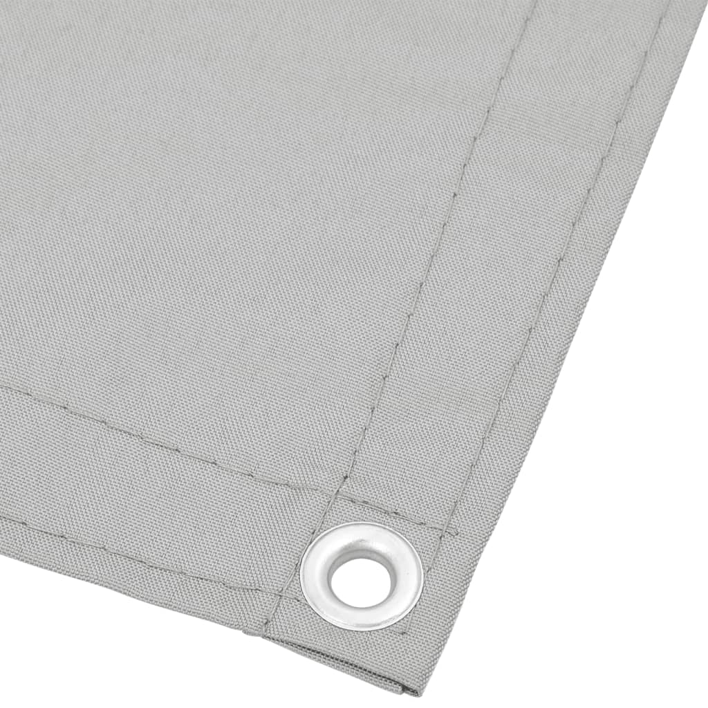 Balkon-Sichtschutz 100 % Polyester-Oxford Hellgrau