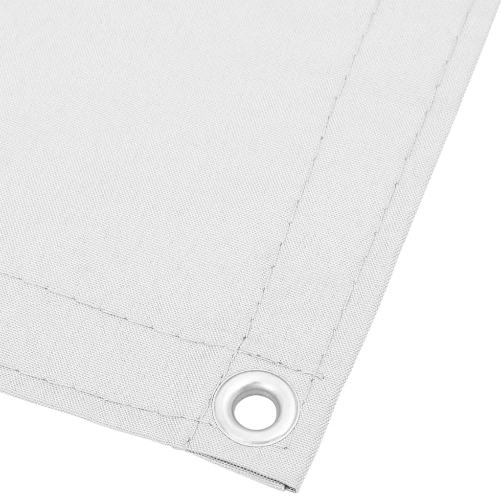 Balkon-Sichtschutz 100 % Polyester-Oxford Weiß