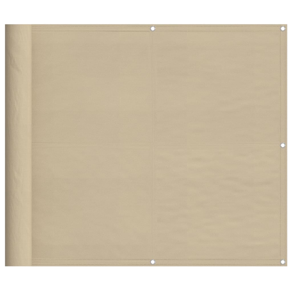 Balkon-Sichtschutz 100 % Polyester-Oxford Beige