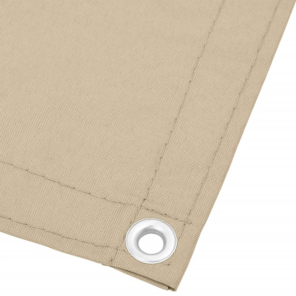 Balkon-Sichtschutz 100 % Polyester-Oxford Beige