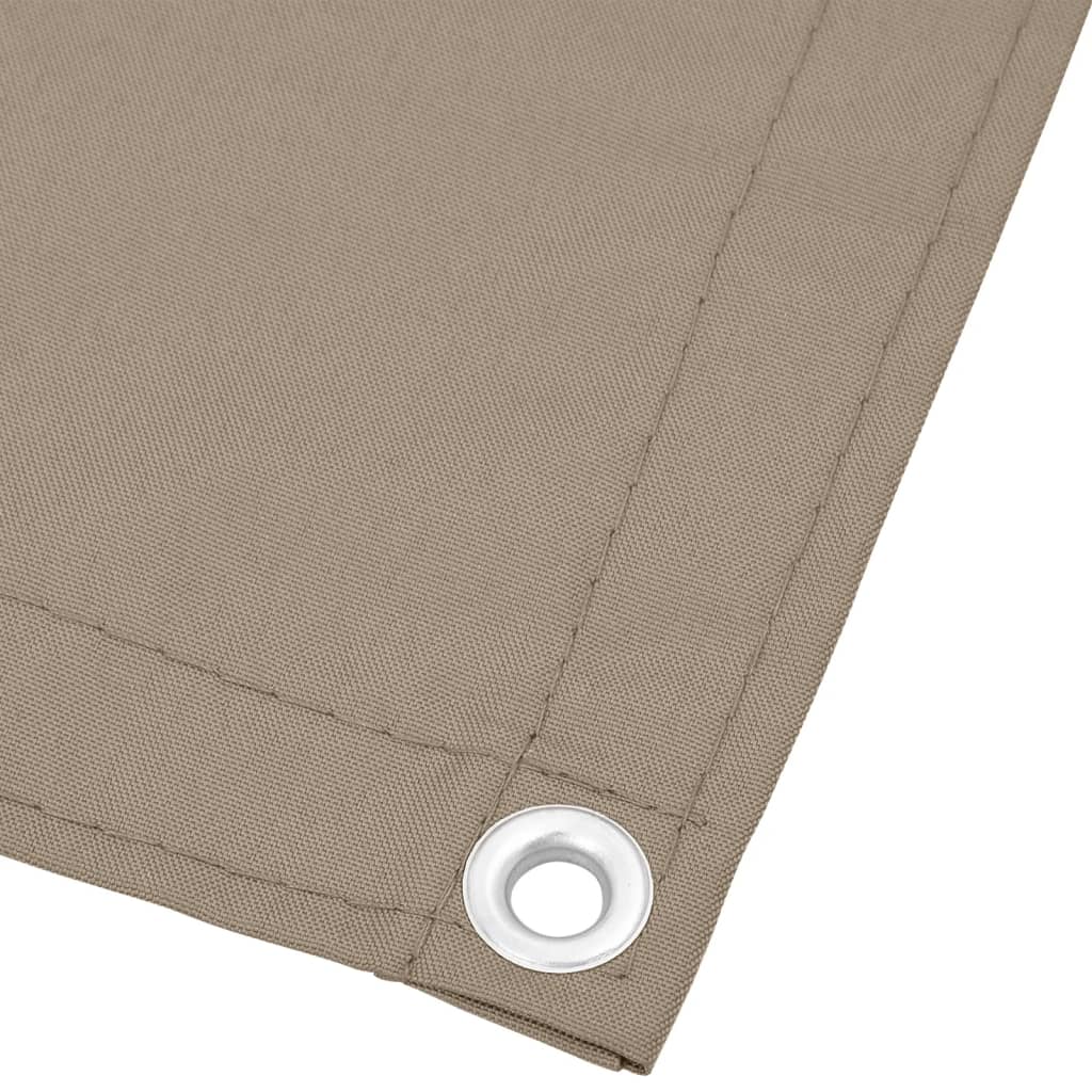 Balkon-Sichtschutz 100 % Polyester-Oxford Taupe