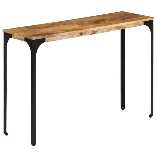 Konsolentisch 110X35X76 Cm Massivholz Mango Und Eisen