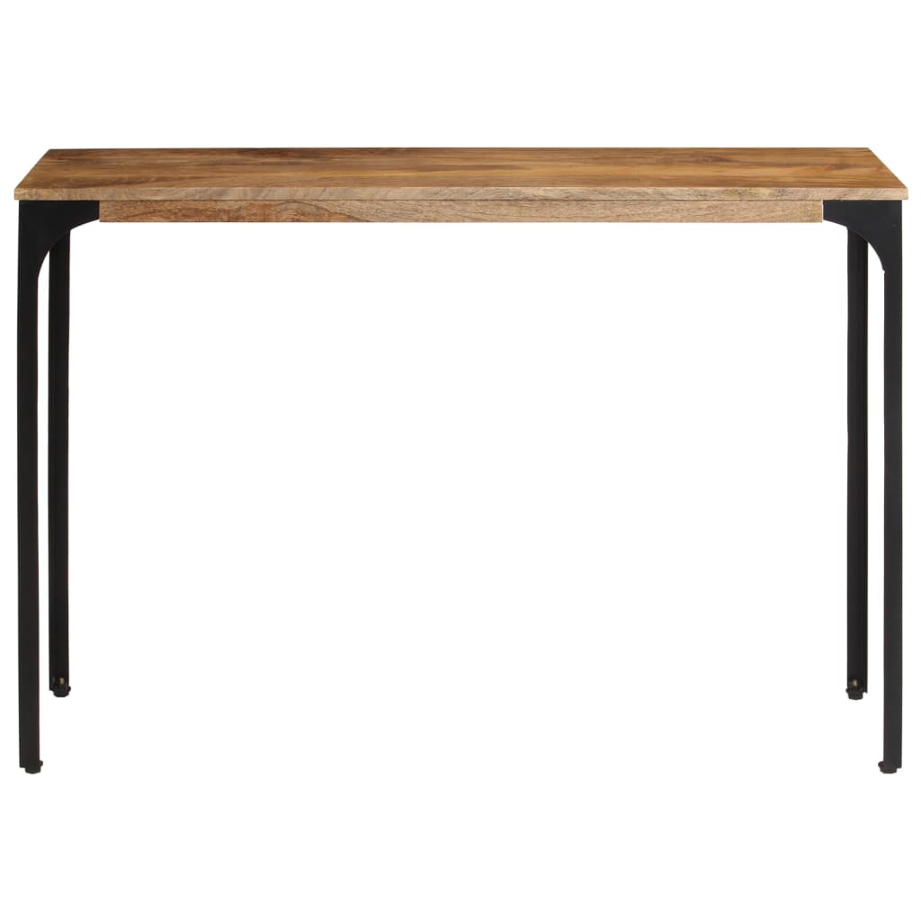 Konsolentisch 110X35X76 Cm Massivholz Mango Und Eisen