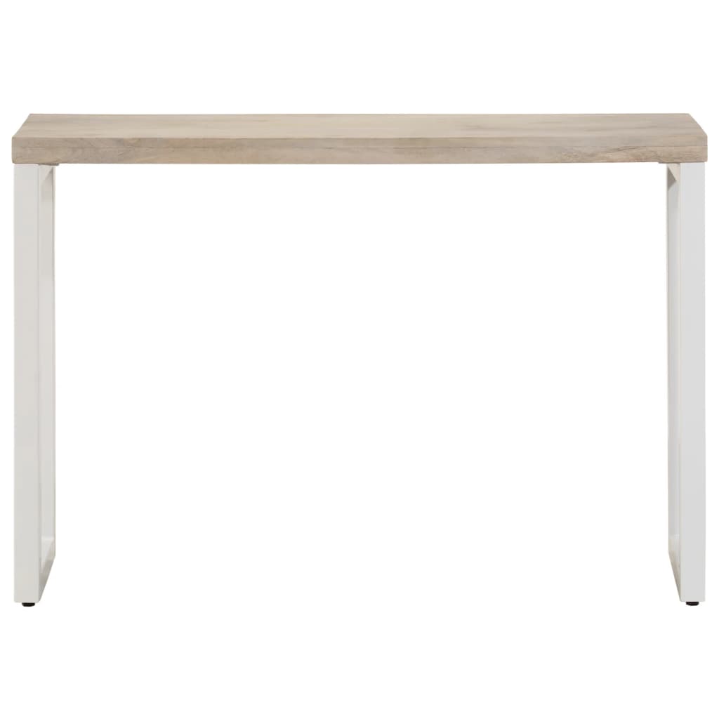 Konsolentisch Braun 110X35X76 Cm Massivholz Mango Und Eisen