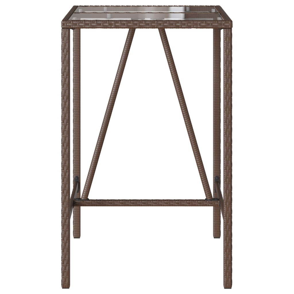 Garten-Bartisch Poly Rattan