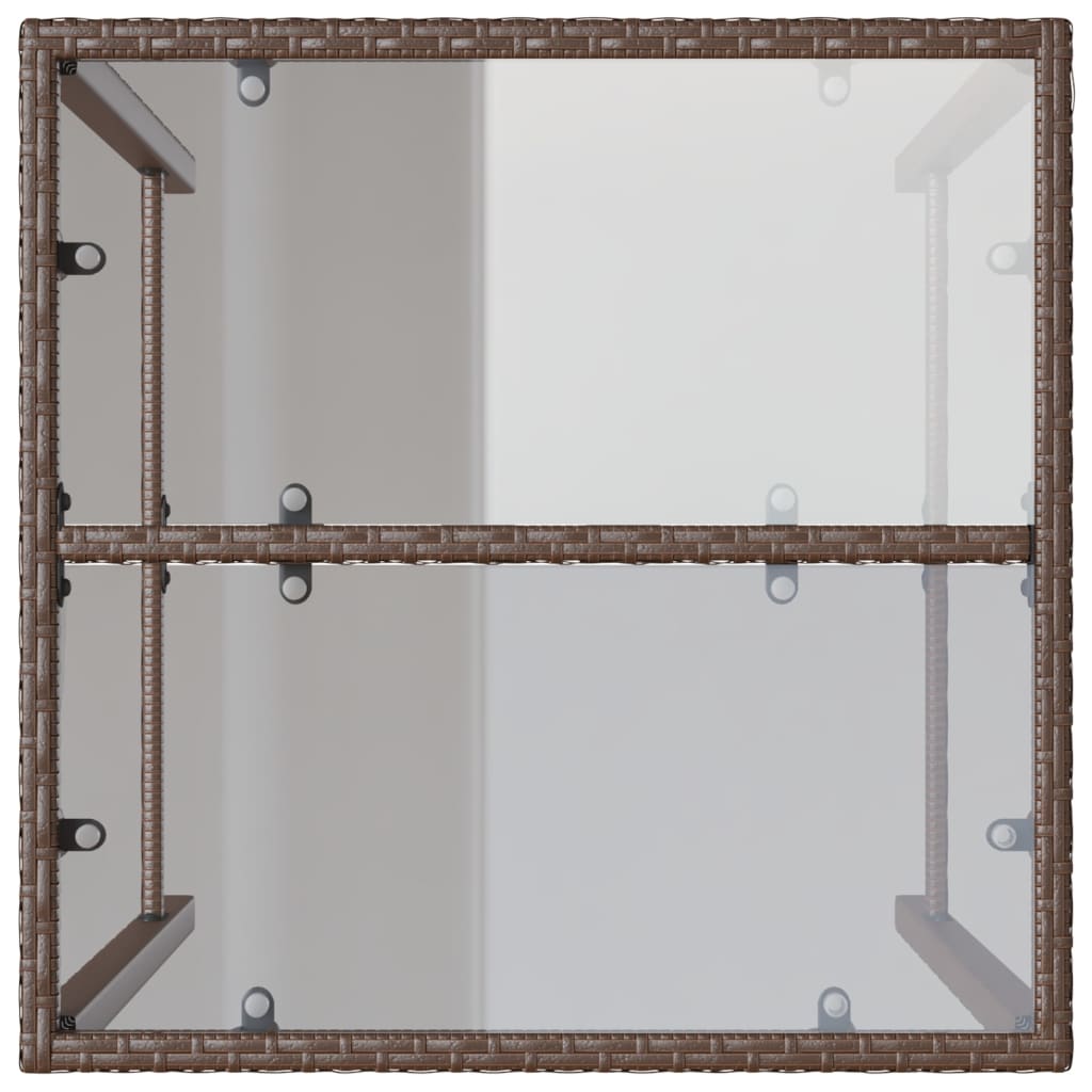 Garten-Bartisch Poly Rattan