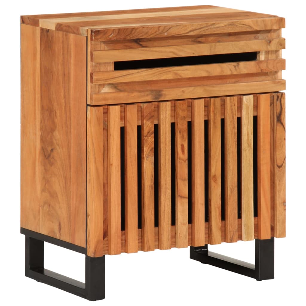 Nachttisch 50X34X60 Cm Massivholz Mango
