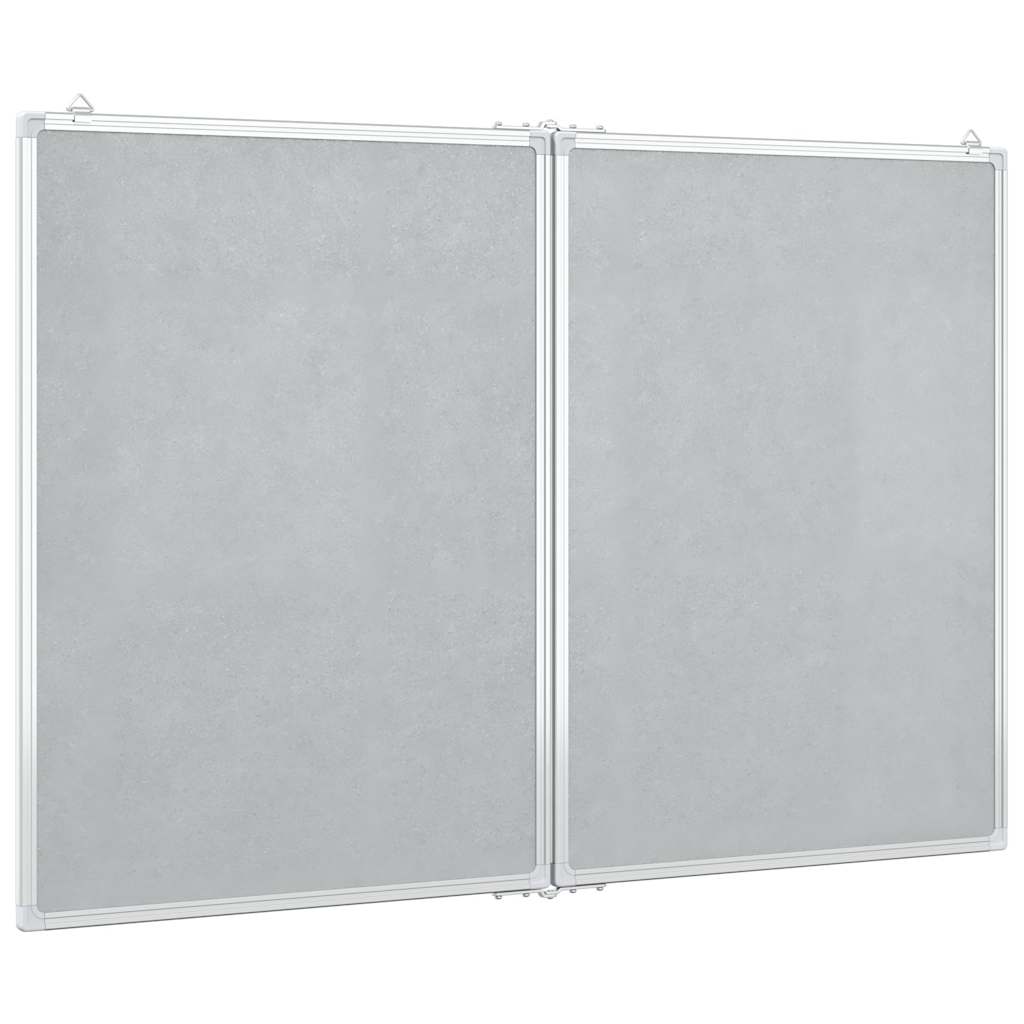 Magnetisches Whiteboard Klappbar 120X100X1,7 Cm Aluminium