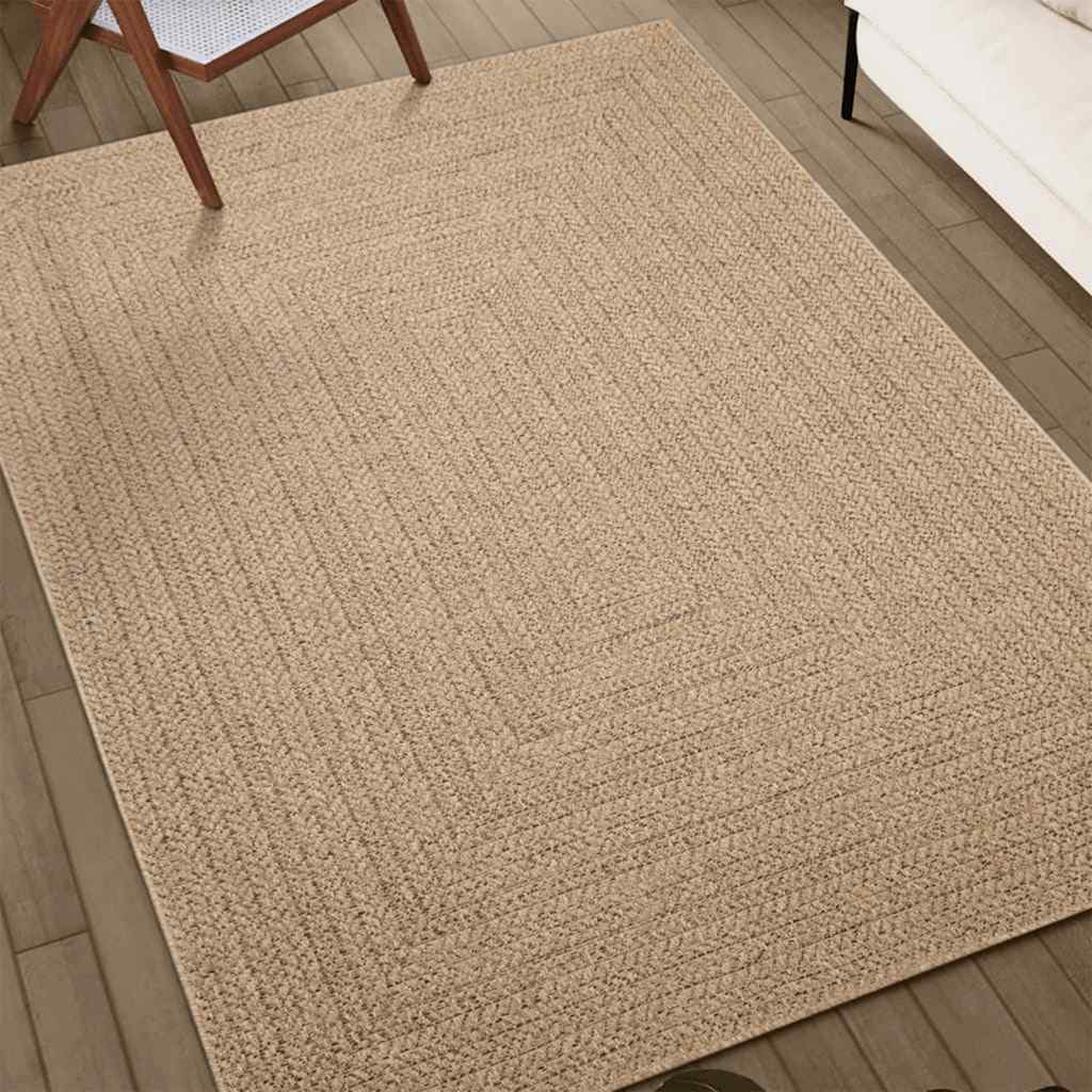 Teppich Zizur Jute-Optik Indoor Und Outdoor Braun
