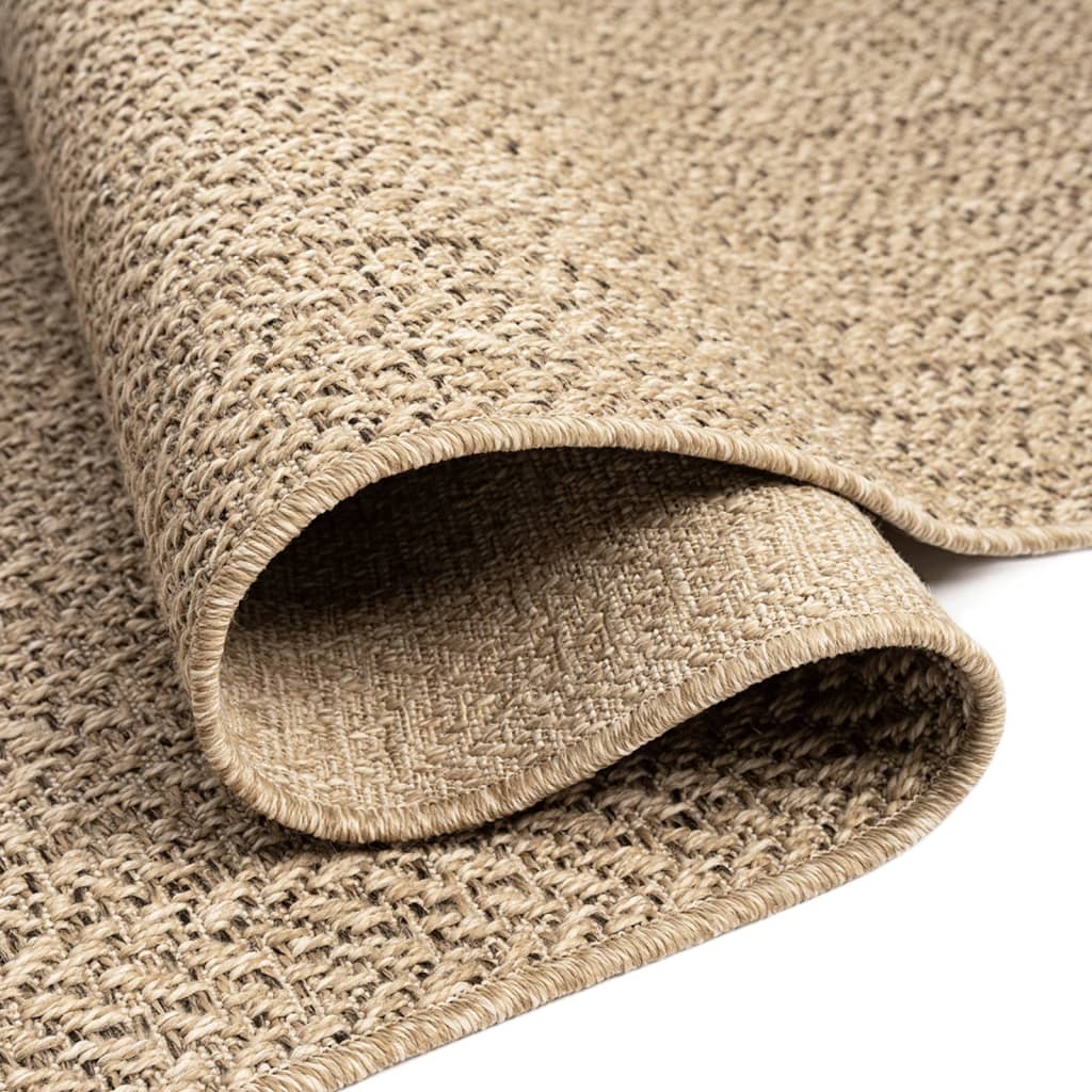 Teppich Zizur Jute-Optik Indoor Und Outdoor Braun